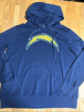NFL Apparel LA Chargers mesh hoodie